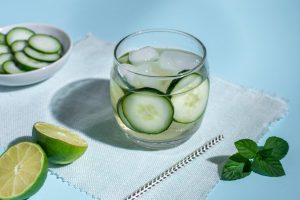 Cucumber Lemon Water