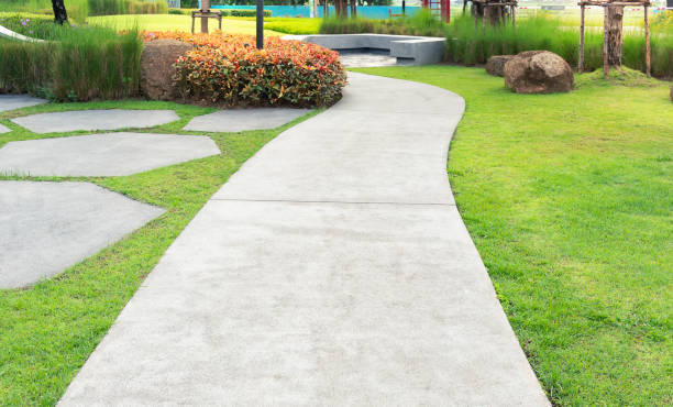 concrete walkways in residential homes